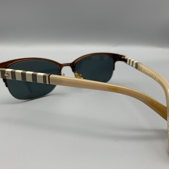 Kate Spade Valary Brown Metal Semi-Rim Sunglasses main image 5